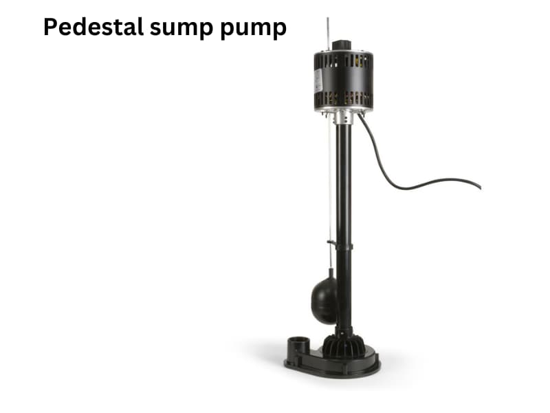 Pedestal sump pump